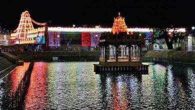 Tirupati–Tirumala: On Day 3 Navaratri Brahmotsavams, Lord Venkateshwara Blesses His Devotees on Simha Vahana & MuthyapuPandiri, Navratri 2020, Tirupati Navratri, Tirumala Navratri